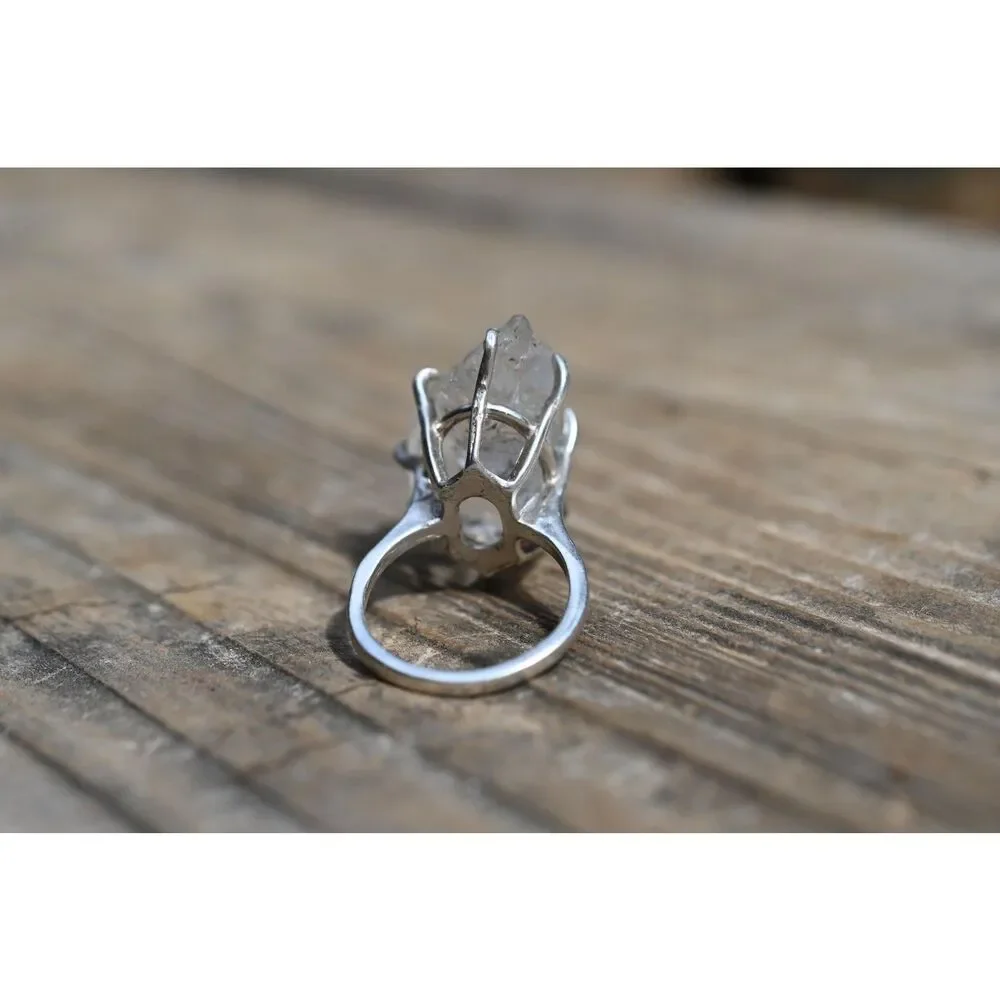 13 carat Lake county diamond engagement ring sterling silver